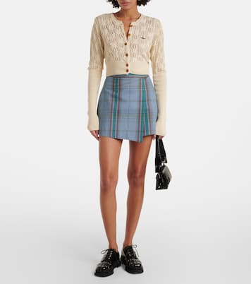 Minirock Cut Off aus Baumwolle und Leinen | Vivienne Westwood