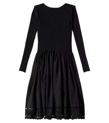Cibelle cotton-blend jersey and cotton poplin dress | Molo