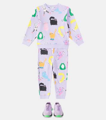 Printed cotton sweatshirt and -pants  | Stella McCartney Kids