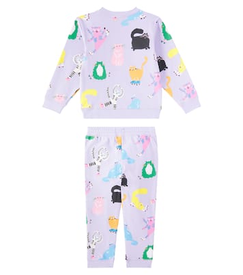 Printed cotton sweatshirt and -pants  | Stella McCartney Kids