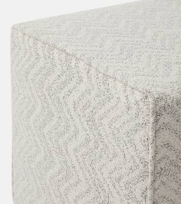 Columbia Zigzag jacquard pouf | Missoni