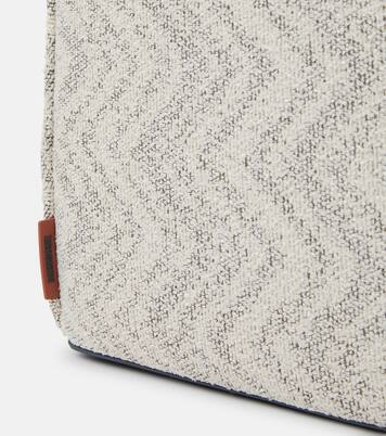 Columbia Zigzag jacquard pouf | Missoni