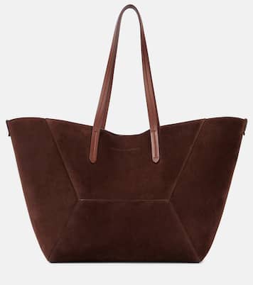 BC Duo Large suede tote bag | Brunello Cucinelli