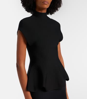 Andra peplum top | Khaite