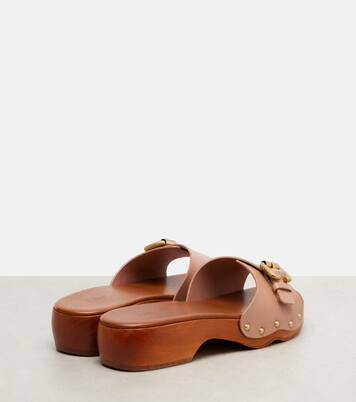 Mules Jeannette 40 en cuir à ornements | Chloé