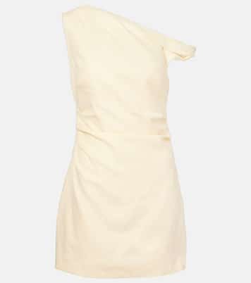Iris one-shoulder linen minidress | SIR