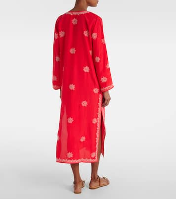 Caftán de seda bordado | Juliet Dunn