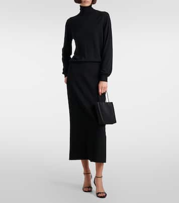 Cecily Mini satin shopper | The Row