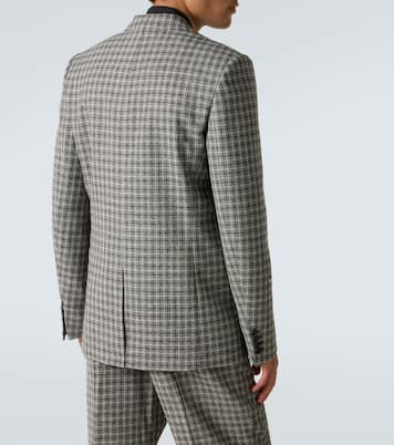 Checked wool suit jacket | Acne Studios