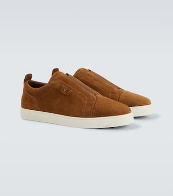 St Louis suede slip-on sneakers | Christian Louboutin