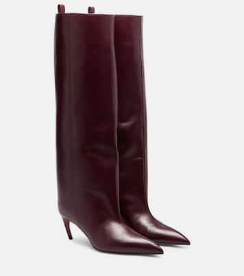 Lea 90 leather knee-high boots | The Attico