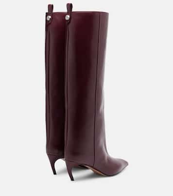 Lea 90 leather knee-high boots | The Attico