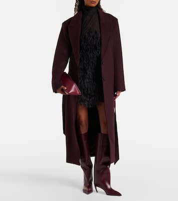 Lea 90 leather knee-high boots | The Attico