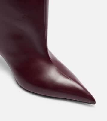 Lea 90 leather knee-high boots | The Attico