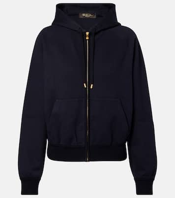 Viera cotton, silk, and cashmere fleece hoodie | Loro Piana