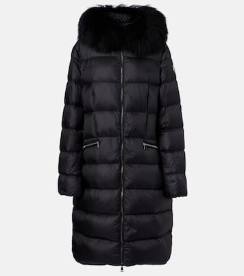 Boedic shearling-trimmed down jacket | Moncler