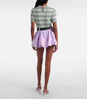 Skort aus Taft | Self-Portrait