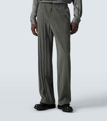 Pantalon ample en toile | Giorgio Armani