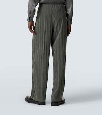 Pantalon ample en toile | Giorgio Armani