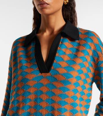 Polo de lana en intarsia | La DoubleJ