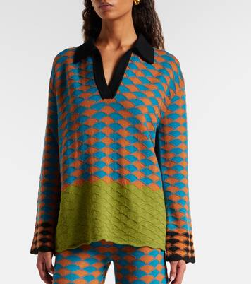 Polo de lana en intarsia | La DoubleJ