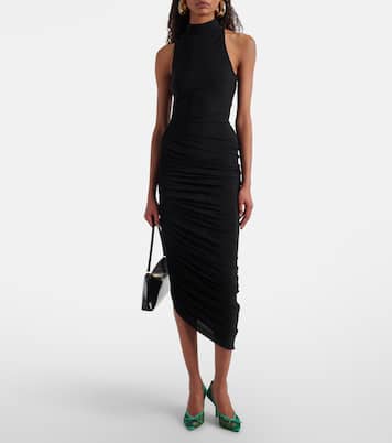 Tourni 80 leather-trimmed mesh pumps | Jacquemus