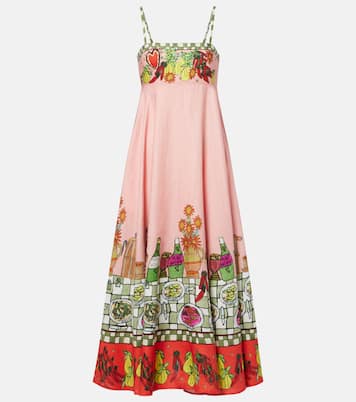 X Greg Sindel Maxikleid Contessa aus Leinen | Alémais