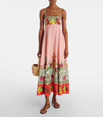 X Greg Sindel Maxikleid Contessa aus Leinen | Alémais