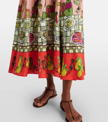 X Greg Sindel Maxikleid Contessa aus Leinen | Alémais