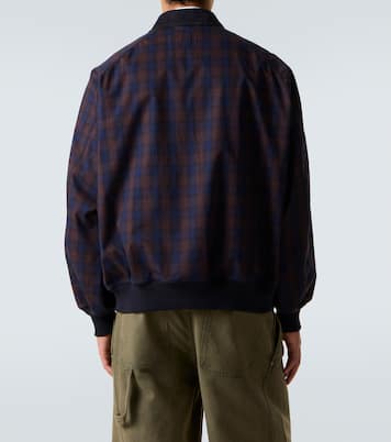 체크 코튼 블루종 재킷 | Comme des Garçons Homme