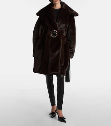Logo belted coat | Coperni