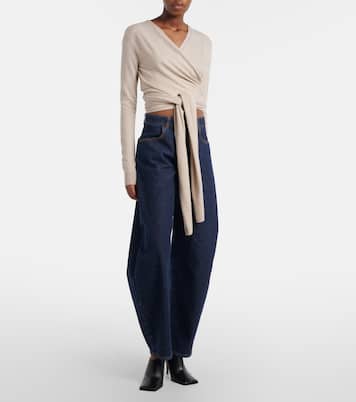 Wickeltop aus einem Kaschmirgemisch | Alaïa