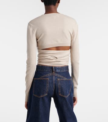 Wickeltop aus einem Kaschmirgemisch | Alaïa