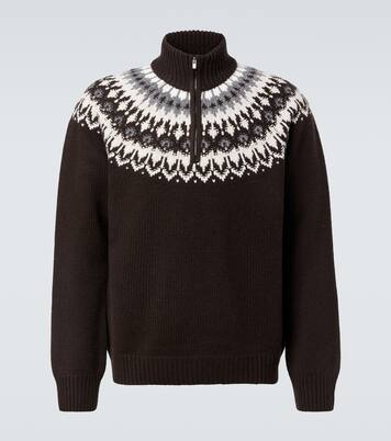 Mr Saint Gervais Fair Isle cashmere sweater | Arch4
