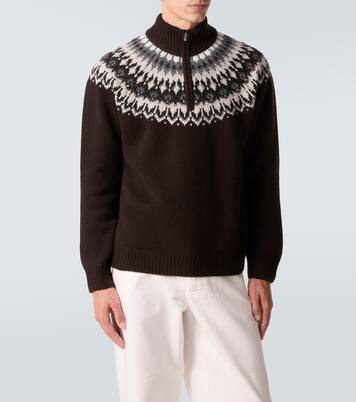 Mr Saint Gervais Fair Isle cashmere sweater | Arch4
