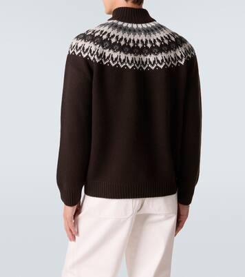 Mr Saint Gervais Fair Isle cashmere sweater | Arch4