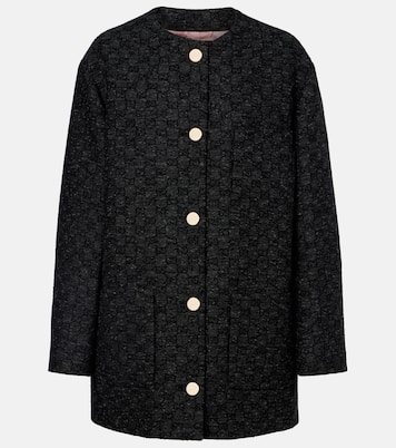 GG wool-blend tweed coat | Gucci