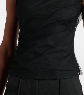 Draped tulle top | Dorothee Schumacher