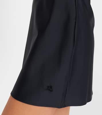Buckle-detail jersey minidress | Courrèges