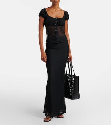 Natalia crochet maxi skirt | Montce