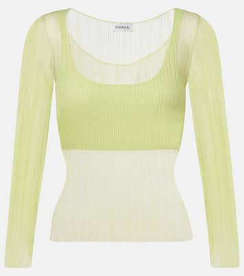 Top de jersey transparente | Simkhai