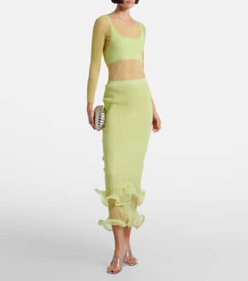 Top de jersey transparente | Simkhai