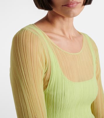 Top de jersey transparente | Simkhai