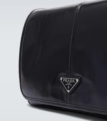 Leather shoulder bag | Prada