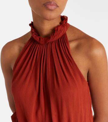 Bianca gathered minidress | Poupette St Barth