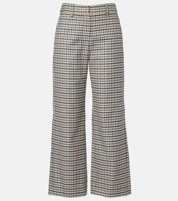 Michelle wool and cotton wide-leg pants | 'S Max Mara