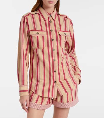 Chemise Gelva rayée en coton | Marant Etoile