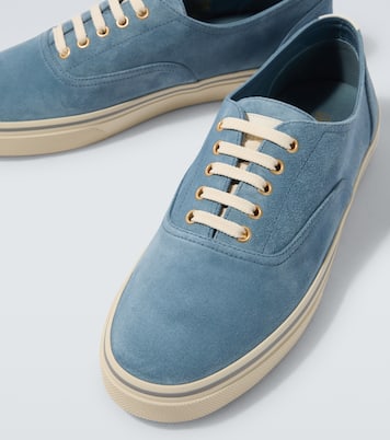 Sneakers in suede | Brunello Cucinelli