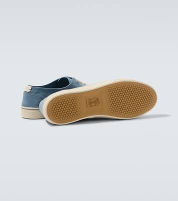 Sneakers in suede | Brunello Cucinelli