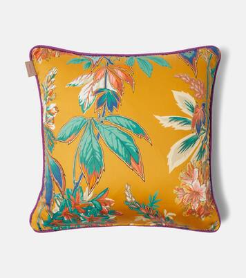 Paisley floral cotton cushion  | Etro